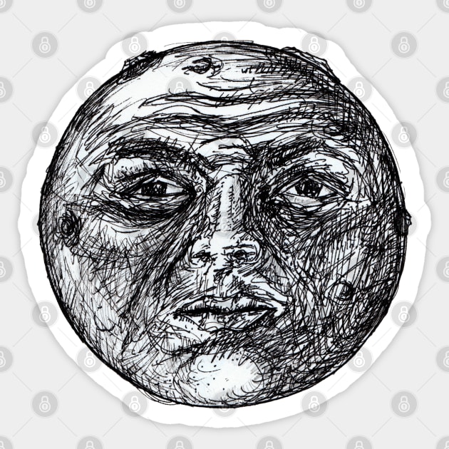 Miffed SuperMoon Sticker by thealchemistdru